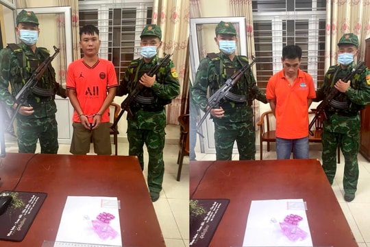 Bộ đội Biên phòng bắt giữ 2 đối tượng tàng trữ ma túy ở khu vực biên giới biển