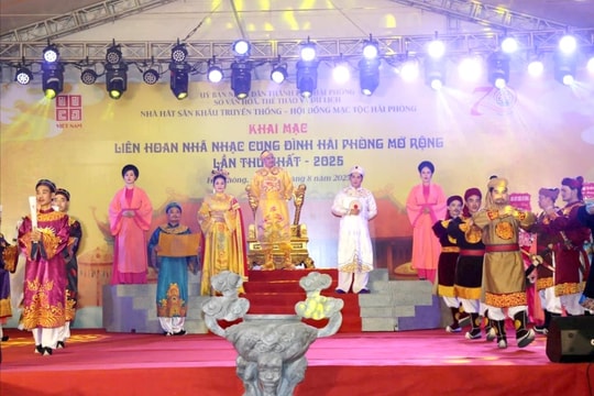 Khai mạc Liên hoan Nhã nhạc cung đình Hải Phòng mở rộng lần thứ nhất