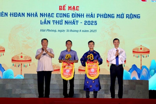Bế mạc Liên hoan Nhã nhạc Cung đình Hải Phòng mở rộng lần thứ nhất