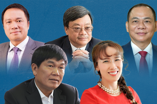 Các tỷ phú Việt Nam tiếp tục giàu lên trong tháng 8