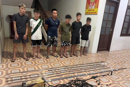 Ngăn chặn 2 vụ thanh niên sử dụng hung khí đánh nhau