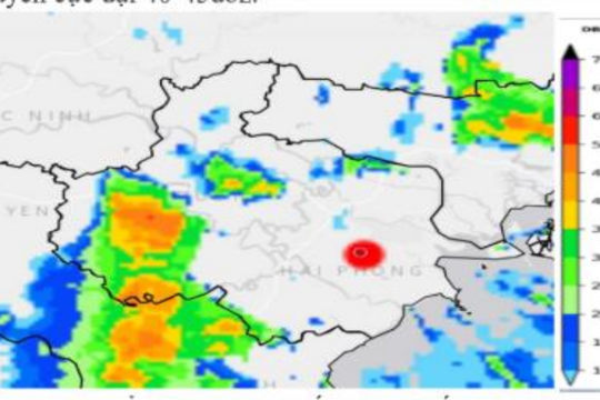Northern and northeastern areas of Hai Phong warned of thundershowers