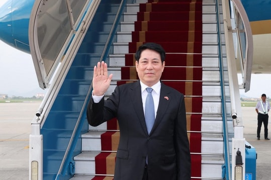 Chủ tịch nước Lương Cường đến Bắc Kinh dự Lễ kỷ niệm 80 năm chiến thắng phát xít