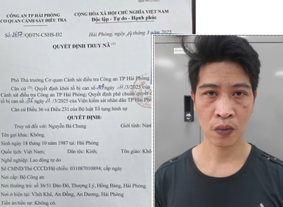 Đối tượng cuối cùng trong nhóm giang hồ Bình 'đen' (Hải Phòng) đã ra đầu thú