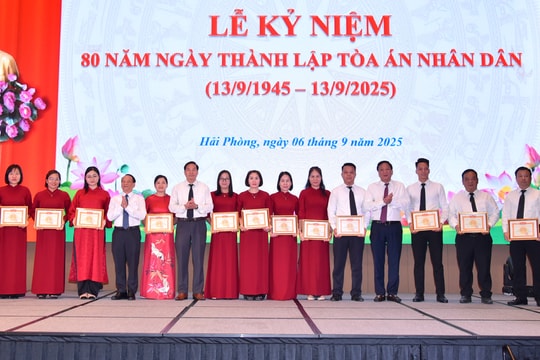 Tòa án nhân dân thành phố Hải Phòng tổ chức kỷ niệm 80 năm Ngày truyền thống