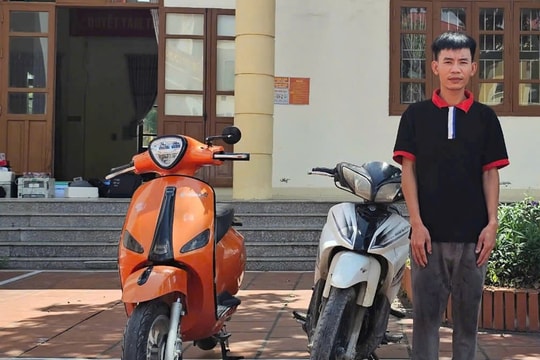 Để lại xe cũ, trộm cắp xe máy điện mới