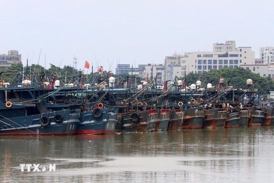 Trung Quốc kích hoạt hệ thống ứng phó khẩn cấp với lũ lụt và bão Tapah