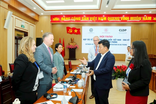 Hội thảo 'Hợp tác về hoạt động cảng biển giữa Hoa Kỳ - Việt Nam' tại Hải Phòng