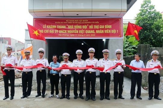 Tặng 'Nhà đồng đội' cho quân nhân khó khăn