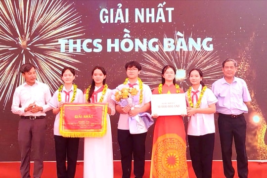 Trường THCS Hồng Bàng nhất cuộc thi tìm hiểu Văn Miếu - Quốc Tử Giám và Di sản văn hóa Hải Phòng