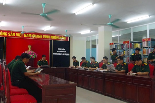 Lực lượng vũ trang Hải Phòng nâng cao năng lực lãnh đạo từ mô hình 'Chi bộ 4 tốt'