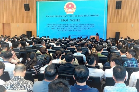 Hải Phòng ra quân 'làm giàu, làm sạch' cơ sở dữ liệu đất đai
