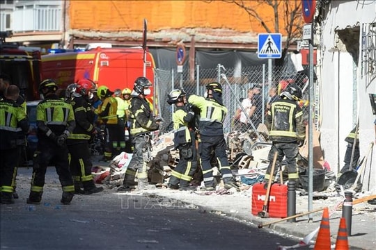 Nổ lớn tại Madrid khiến 1 người tử vong và hàng chục người bị thương