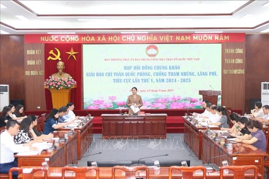 91 tác phẩm vào chung khảo Giải báo chí toàn quốc phòng, chống tham nhũng, lãng phí, tiêu cực