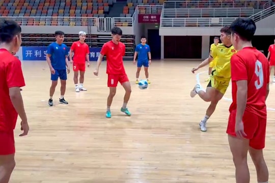 Đội tuyển futsal Việt Nam hoàn thiện những bước chuẩn bị cuối cùng