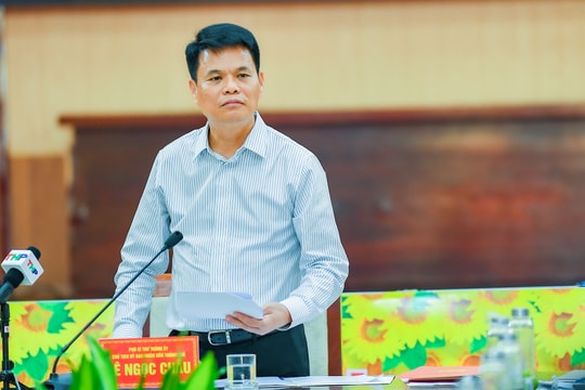 Hai Phong People’s Committee Chairman Le Ngoc Chau inspects two-tier local government in 9 western wards
