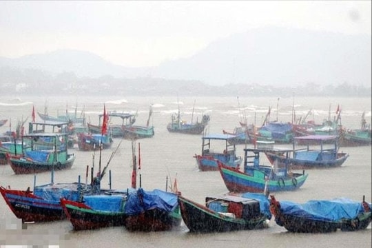 Xuất hiện vùng áp thấp trên Biển Đông