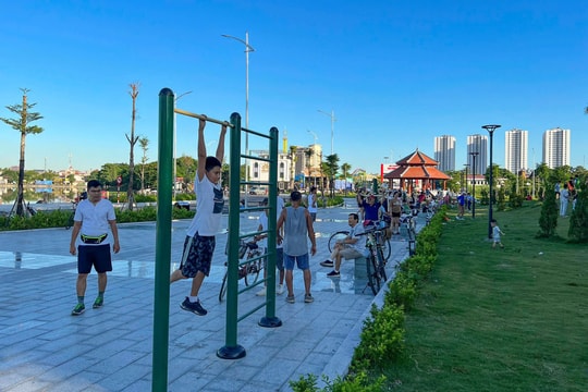 Tăng tốc xây dựng công viên, vườn hoa