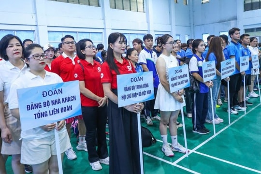 Hội thao chào mừng Đại hội đại biểu Đảng bộ Mặt trận Tổ quốc, các đoàn thể Trung ương