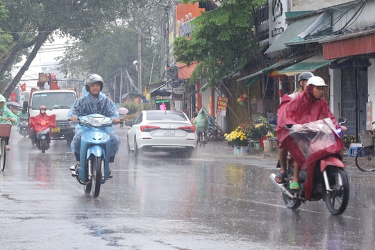 Dự báo Hải Phòng mưa rào diện rộng, nguy cơ ngập úng ở một số tuyến đường