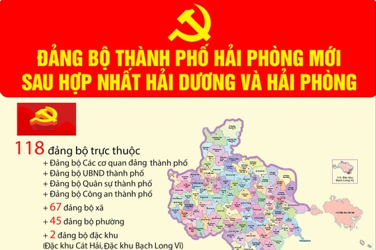 Quy mô Đảng bộ thành phố Hải Phòng sau hợp nhất