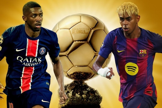 Quả bóng Vàng 2025 - Dembele có nhiều khả năng chiến thắng Yamal