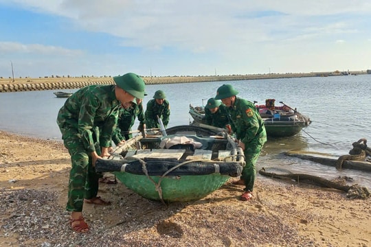 Bộ đội Biên phòng Hải Phòng chủ động phòng chống bão số 9