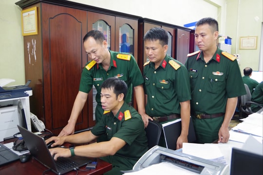 Lực lượng vũ trang thành phố đẩy mạnh chuyển đổi số trong công tác quốc phòng, quân sự địa phương