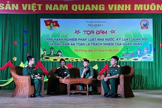 Nâng cao ý thức chấp hành pháp luật Nhà nước, kỷ luật quân đội
