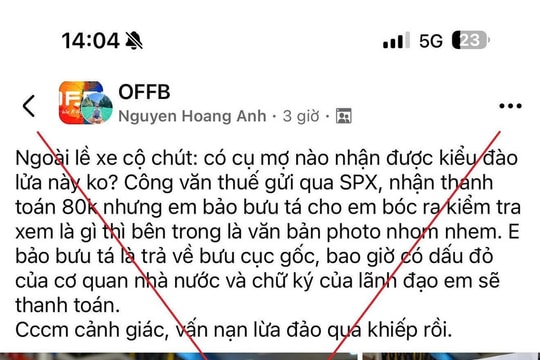 Cục Thuế cảnh báo tình trạng công văn giả mạo