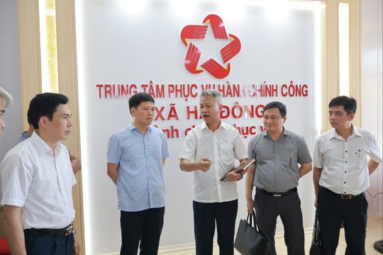 Kiểm tra thực hiện chính quyền 2 cấp tại Hà Đông và Kinh Môn