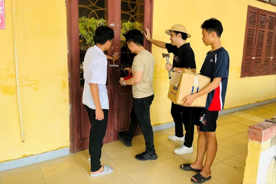 Các trường học ở Hải Phòng chủ động phòng chống bão số 9