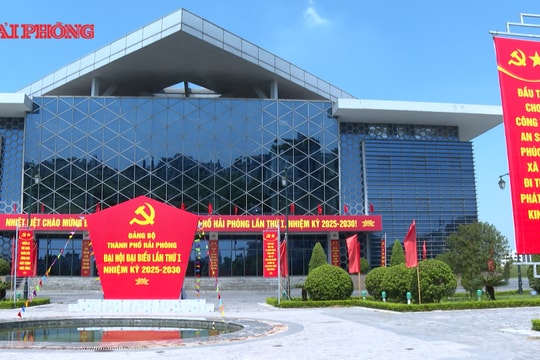 Vệ sinh môi trường, chỉnh trang đô thị chào mừng Đại hội Đảng bộ thành phố Hải Phòng