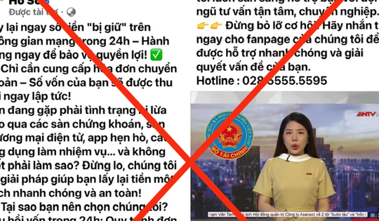 Cảnh báo giả mạo trang Facebook của Bộ Tài chính để lừa đảo