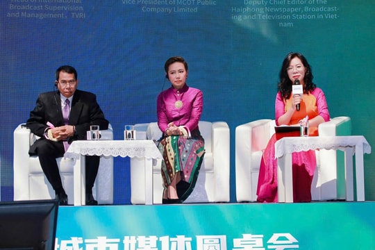 Hai Phong Newspaper, Radio and Television joins 2025 China-ASEAN (Nanning) Urban Media Roundtable