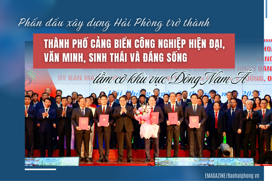 Xây dựng Hải Phòng trở thành thành phố cảng biển tầm cỡ khu vực Đông Nam Á