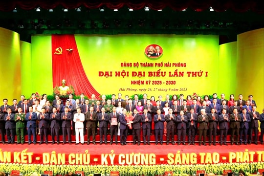 20 đồng chí Ủy viên Ban Thường vụ Thành ủy Hải Phòng nhiệm kỳ 2025 - 2030