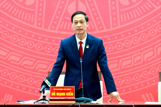Họp báo sau thành công Đại hội Đảng bộ thành phố lần thứ nhất