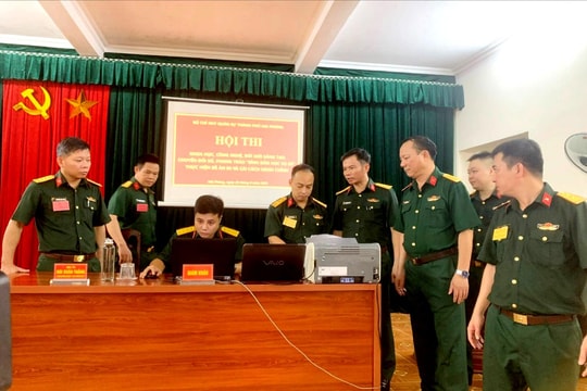 Khai mạc hội thi khoa học - công nghệ trong lực lượng vũ trang thành phố Hải Phòng