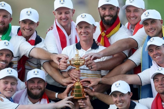 Đội châu Âu giành danh hiệu Ryder Cup