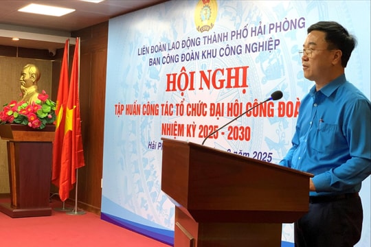 600 cán bộ công đoàn ở phía đông thành phố được tập huấn công tác Đại hội Công đoàn cơ sở