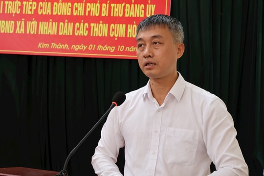 Sớm có hệ thống rãnh thoát nước trên quốc lộ 17B qua xã Kim Thành