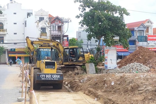 Hầu hết công trình, dự án ở khu vực Vĩnh Bảo thi công trở lại sau bão số 10