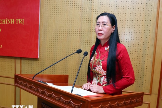 Bí thư Tỉnh uỷ Quảng Ngãi Bùi Thị Quỳnh Vân được bổ nhiệm giữ chức Phó Trưởng Ban Tổ chức Trung ương