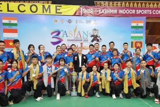 Đội tuyển Pencak Silat Việt Nam xếp đầu giải trẻ châu Á 2025