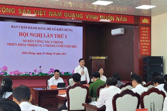 Xã Kiến Hưng tập trung giải phóng mặt bằng dự án khu công nghiệp Tân Trào