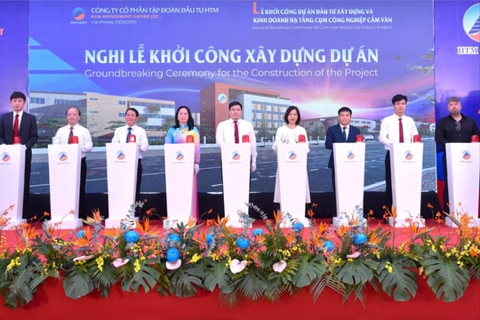 Construction begins on Cam Van industrial cluster in Hai Phong
