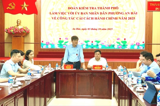 Phường An Hải cần nâng cao tỷ lệ hồ sơ dịch vụ công trực tuyến