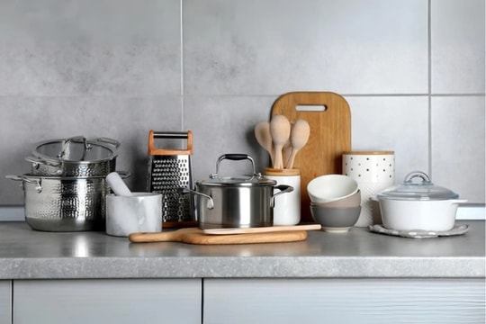 Bí quyết mua sắm đồ dùng nhà bếp chỉ với 10 triệu đồng