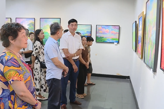 Nữ họa sĩ Hải Phòng mang triển lãm mỹ thuật 'Miền thảo mộng' đến với công chúng